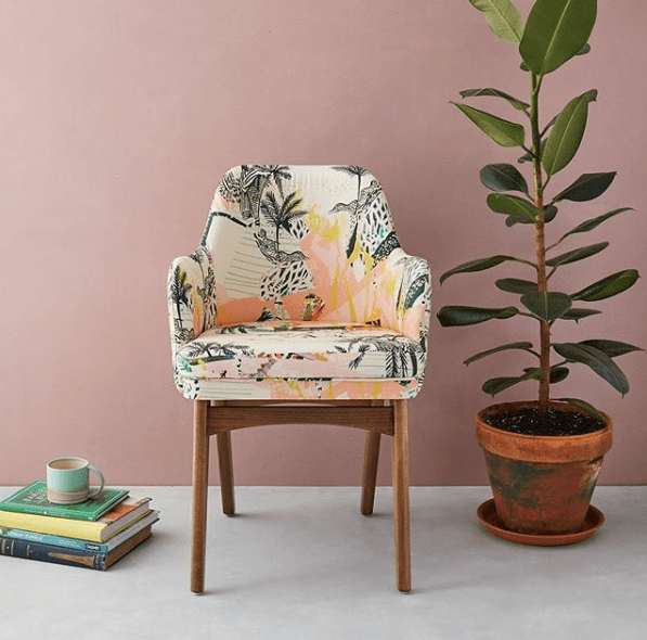 KittyMcCall_blush_QueenPalm_Chair