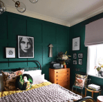 TheGirlWithTheGreenSofa_DeepDarkGreen_walls