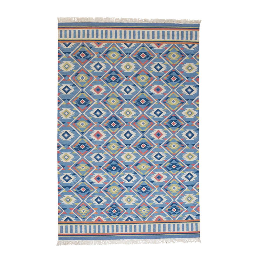 Wicklewood_Diamon Rug_hand woven