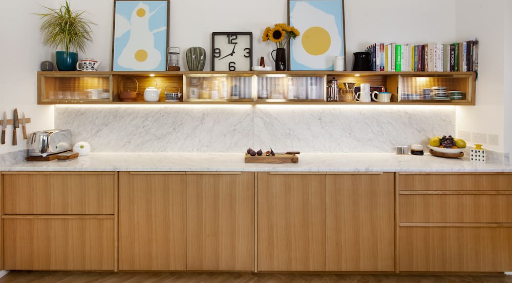 Victoria-Town-House-by-PapilioKitchens-with-reeded-glass-upper-cabinets