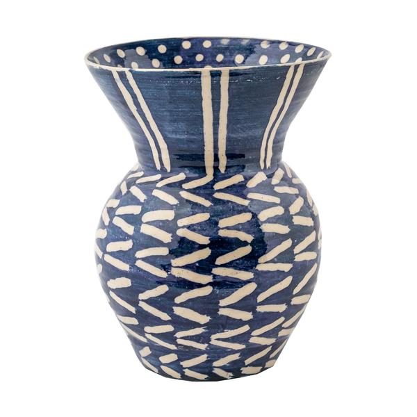 Wicklewood_Double_Layer_Dot_Wiggle_Vase_in_Blue_White