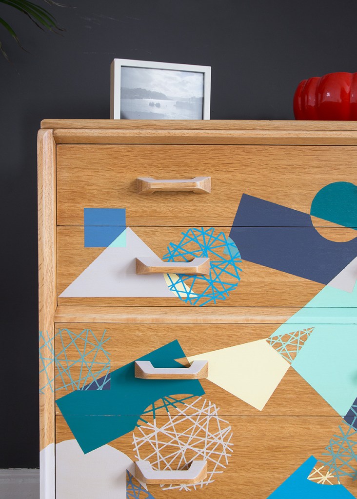 At_Home_with_Happy_Retro_Furniture_Upcycled_Dresser