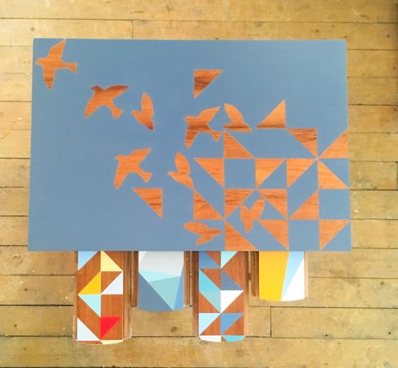 HappyRetroFurniture_colourful_painted_midcentury_mini_tables_by_PoulHundevad