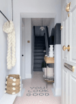 Lust_living_bright_stylish_hallway_monochrome_and_blush