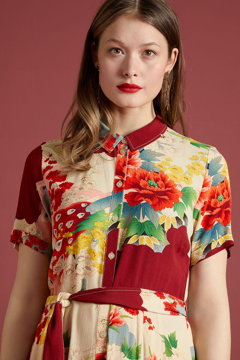 indie-edinburgh-rosie-sesame-midi-dress-closeup