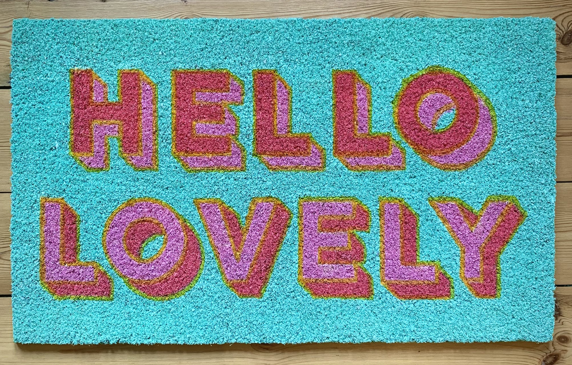 Myles-From-Home-Hello-Lovely-Colourful-Doormat