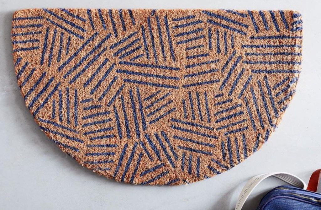 West-Elm-Tossed-Dash-Coir-outdoor-mat-doormat-arched