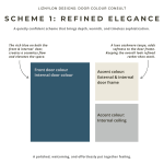 Liznylon Designs-The Door Colour Consult-Design Package-Scheme 1 Example